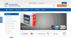 Desktop Screenshot of midwestmailingsupplies.com