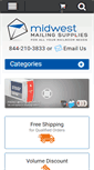 Mobile Screenshot of midwestmailingsupplies.com